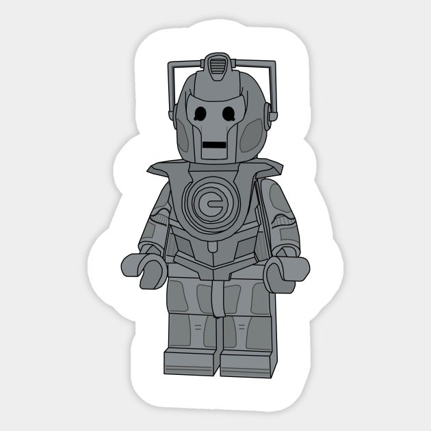 Lego Cyberman Sticker by ovofigures